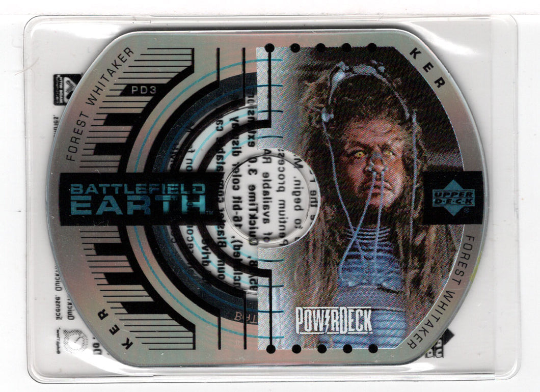 Ker - Forest Whitaker - PowerDeck Cards (Trading Card) Battlefield Earth (The Movie) - 2000 Upper Deck # PD-3 - Mint