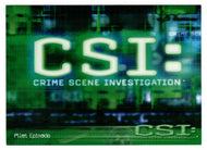 CSI Title Card (Trading Card) CSI: Crime Scene Investigation - 2003 Strictly Ink # 1 - Mint