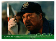 To Halve and to Hold (Trading Card) CSI: Crime Scene Investigation - 2003 Strictly Ink # 14 - Mint