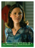 Jorja Fox - Biography (Trading Card) CSI: Crime Scene Investigation - 2003 Strictly Ink # 62 - Mint