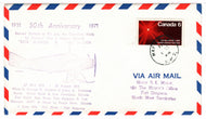 Canada Postage Stamps #  534 - 2nd Flight to the Canadian North - 50th Anniversary - Air Mail Event Cover