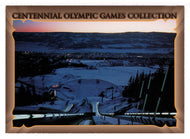 Ski Jumping (Olympic-Sports Card) Centennial Olympic Games Collection - 1995 Collect-A-Card # 34 Mint