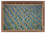 4 x 100-Meter Relay - Men (Olympic-Sports Card) Centennial Olympic Games Collection - 1995 Collect-A-Card # 40 Mint