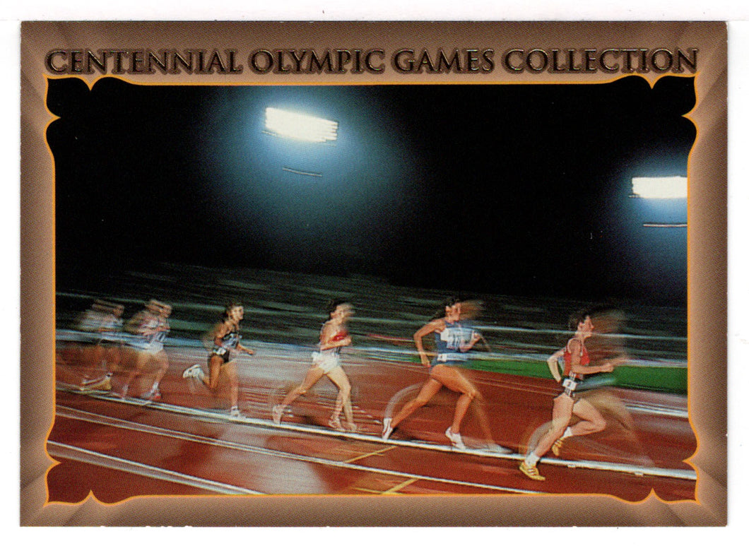 Pentathlon, Heptathlon (Olympic-Sports Card) Centennial Olympic Games Collection - 1995 Collect-A-Card # 74 Mint