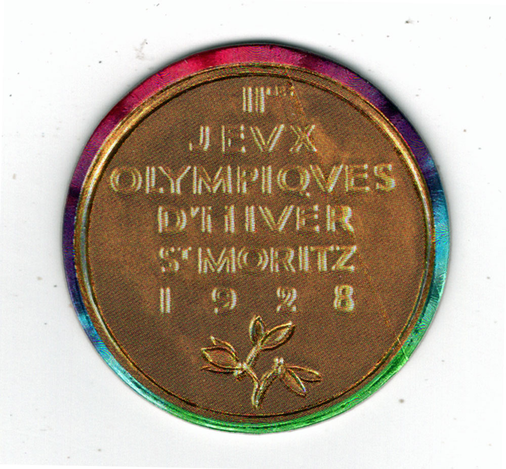 St. Moritz, 1928 Fun Caps (Olympic-Sports Card) Centennial Olympic Games Collection - 1995 Collect-A-Card # 2 Mint