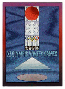 Winter Olympiad XI - 1972 Sapporo Poster Chrome (Olympic-Sports Card) Centennial Olympic Games Collection - 1995 Collect-A-Card # P-16 Mint