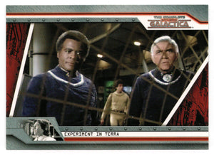 As Nationalist Police Take Apollo Away (Trading Card) Complete Battlestar Galactica - 2004 Rittenhouse Archives # 65 - Mint