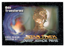 Load image into Gallery viewer, Odo Transforms (Trading Card) Deep Space Nine Premiere - 1993 Skybox # 5 - Mint
