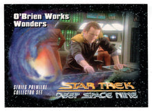 Load image into Gallery viewer, O&#39;Brien Works Wonders (Trading Card) Deep Space Nine Premiere - 1993 Skybox # 28 - Mint
