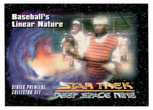 Baseball's Linear Nature (Trading Card) Deep Space Nine Premiere - 1993 Skybox # 33 - Mint