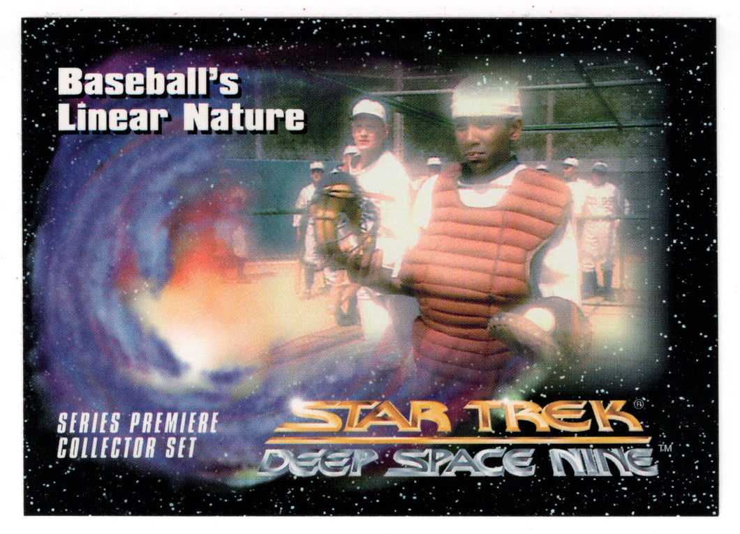 Baseball's Linear Nature (Trading Card) Deep Space Nine Premiere - 1993 Skybox # 33 - Mint