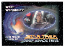 Load image into Gallery viewer, What Wormhole (Trading Card) Deep Space Nine Premiere - 1993 Skybox # 37 - Mint
