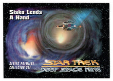 Load image into Gallery viewer, Sisko Lends a Hand (Trading Card) Deep Space Nine Premiere - 1993 Skybox # 45 - Mint
