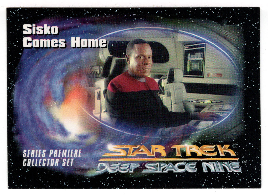 Sisko Comes Home (Trading Card) Deep Space Nine Premiere - 1993 Skybox # 46 - Mint