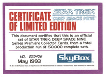 Load image into Gallery viewer, Checklist (Trading Card) Deep Space Nine Premiere - 1993 Skybox # 48 - Mint
