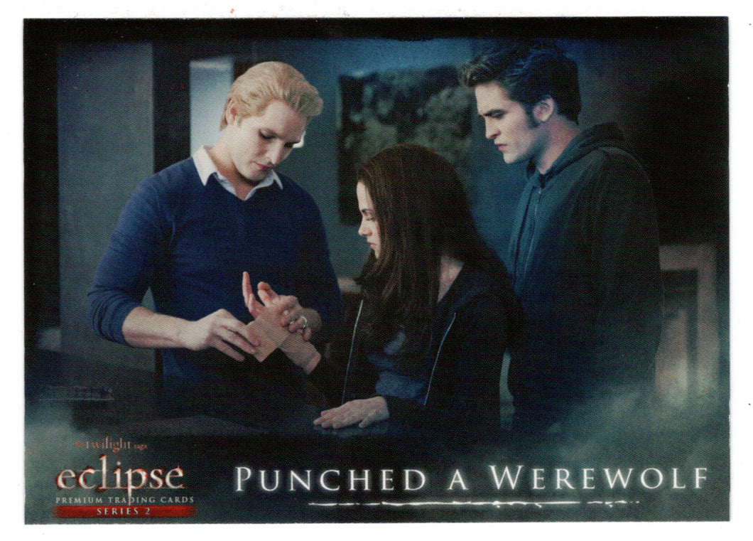 Punched a Werewolf (Trading Card) The Twilight Saga - Eclipse Part 2 - 2010 NECA # 120 - Mint