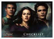 Checklist (Trading Card) The Twilight Saga - Eclipse Part 2 - 2010 NECA # 160 Poster Puzzle - Mint