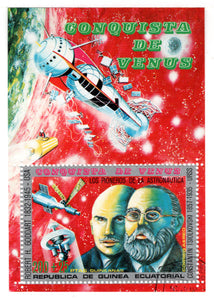 Equatorial Guinea # 7206 - Conquest of Venus Postage Stamp Souvenir Sheet Semi-Postal M/NH