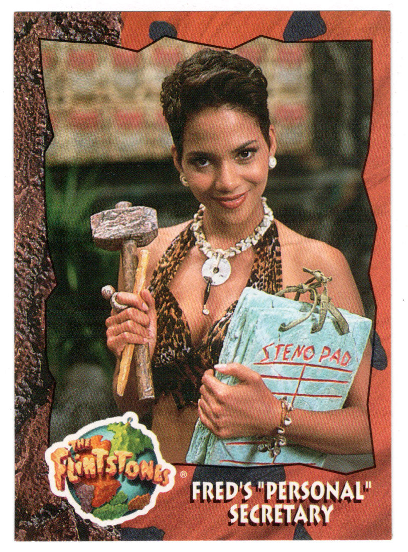 Fred's Personal Secretary (Trading Card) The Flintstones Movie Cards - 1993  Topps # 8 - Mint