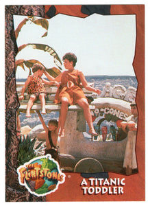 A Titanic Toddler (Trading Card) The Flintstones Movie Cards - 1993 Topps # 25 - Mint