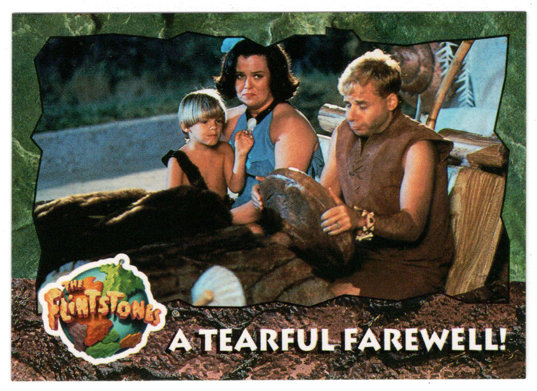 A Tearful Farewell! (Trading Card) The Flintstones Movie Cards - 1993 Topps # 58 - Mint