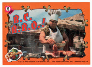 B.C. B.B.Q. (Trading Card) The Flintstones Movie Cards - Sticker Puzzle - 1993 Topps # 5 - Mint