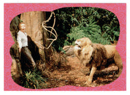 Roaaaar! George Comes to the Rescue Just as a Hungry Lion Approaches (Trading Card) George of the Jungle - 1997 Upper Deck # 6 - Mint