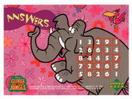 How's Your Addition? - Activity Cards (Trading Card) George of the Jungle - 1997 Upper Deck # 35 - Mint