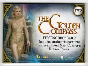 Mrs. Coulter's Dinner Dress (Trading Card) The Golden Compass - Pieceworks - 2007 Inkworks # PW2 - Mint
