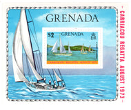 Grenada # 506 - Carriacou Regatta - August 1973 Postage Stamp Souvenir Sheet M/NH