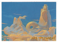 Mt. Olympus ... Amorphous Shapes (Trading Card) Hercules - Disney - 1997 Skybox # 49 - Mint