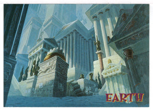 Earth ... Cities like the "Big Olive" (Trading Card) Hercules - Disney - 1997 Skybox # 50 - Mint