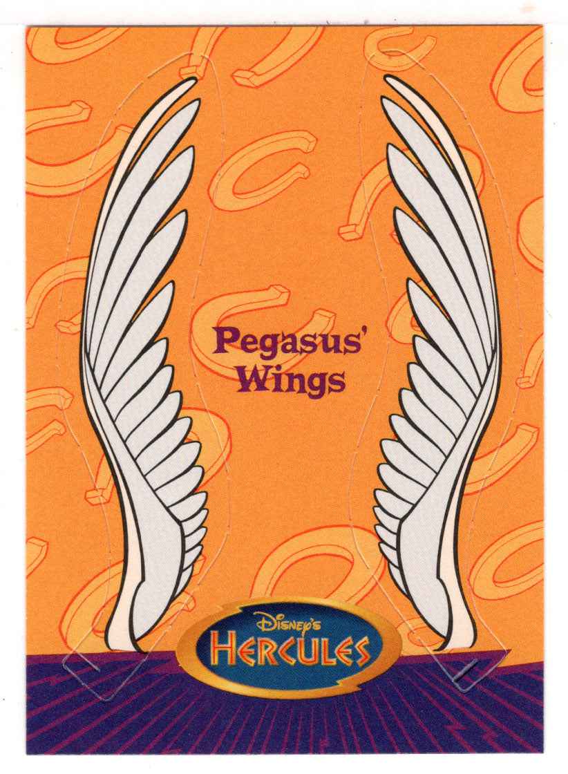 Pop-Outs - Pegasus' Wings (Trading Card) Hercules - Disney - 1997 Skybox # 76 - Mint
