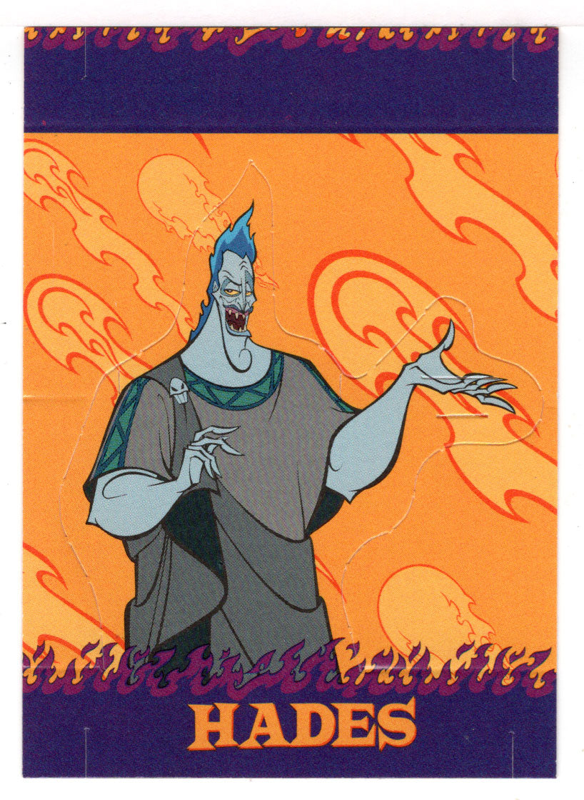 Pop-Outs - Hades (Trading Card) Hercules - Disney - 1997 Skybox # 77 - Mint