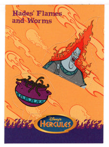 Pop-Outs - Hades' Flames and Worms (Trading Card) Hercules - Disney - 1997 Skybox # 78 - Mint