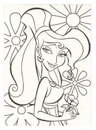 Colour In - Daisy Meg (Trading Card) Hercules - Disney - 1997 Skybox # 81 - Mint