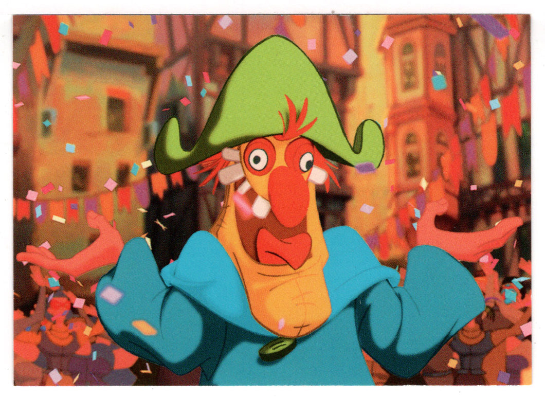 Confetti Flies and People Shout and Sing (Trading Card) The Hunchback of Notre Dame - 1996 Skybox # 13 Mint