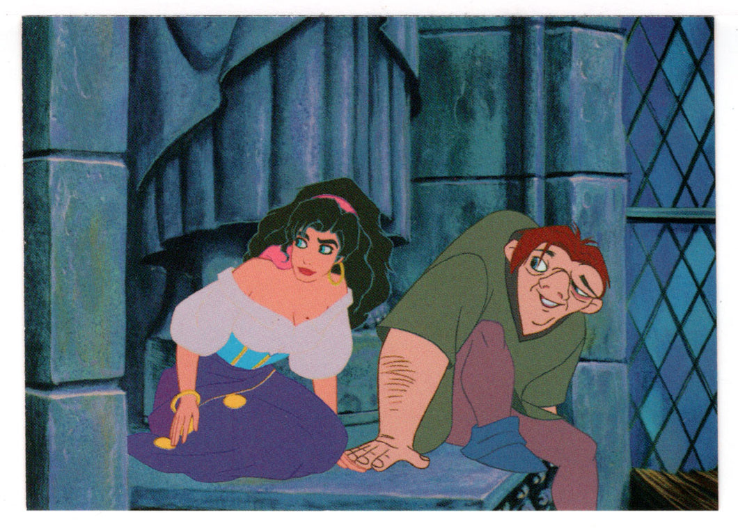 Quasimodo's First True Friend (Trading Card) The Hunchback of Notre Dame - 1996 Skybox # 18 Mint