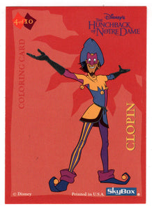 Clopin (Trading Card) The Hunchback of Notre Dame Color-Ins - 1996 Skybox # 4 Mint