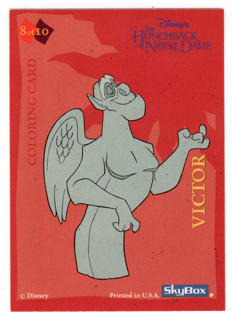 Victor (Trading Card) The Hunchback of Notre Dame Color-Ins - 1996 Skybox # 8 Mint
