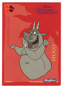 Hugo (Trading Card) The Hunchback of Notre Dame Color-Ins - 1996 Skybox # 9 Mint