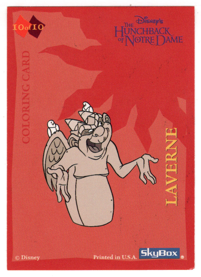 Laverne (Trading Card) The Hunchback of Notre Dame Color-Ins - 1996 Skybox # 10 Mint