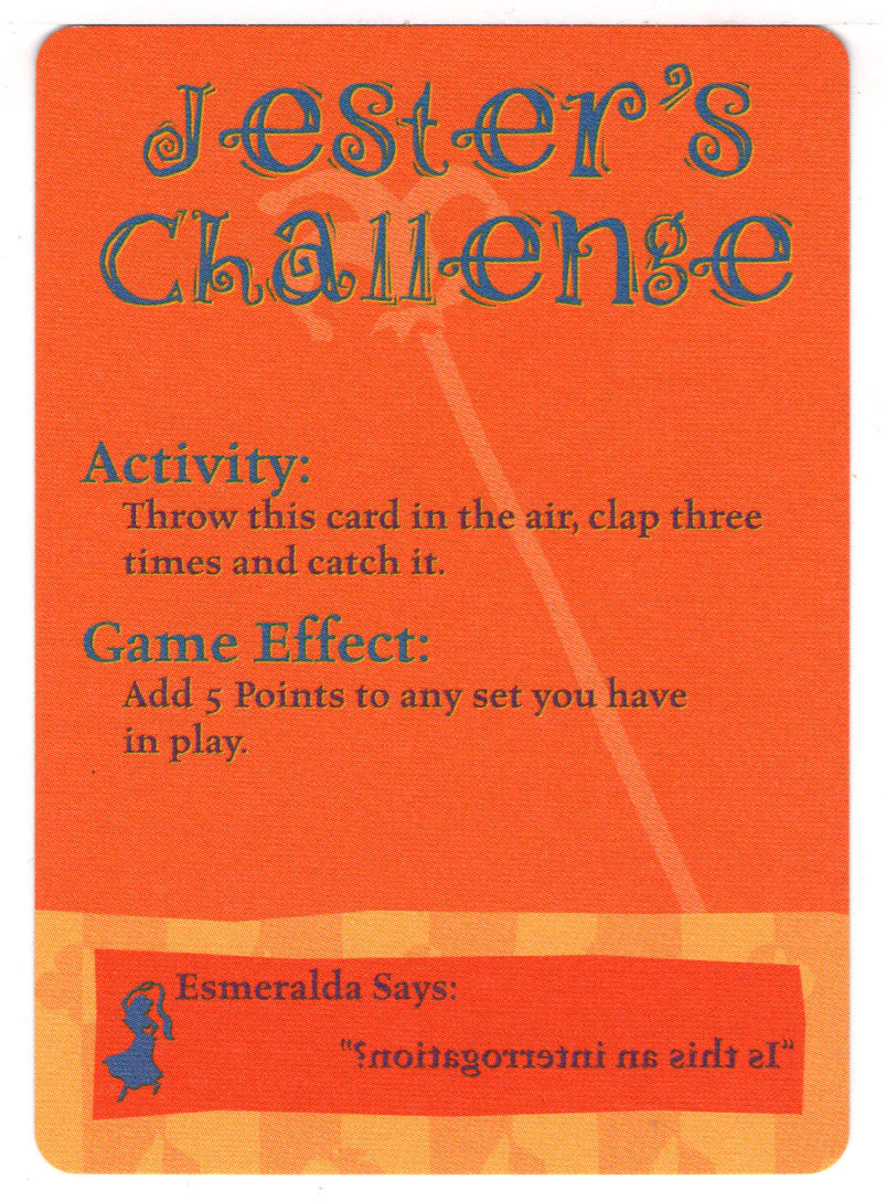 Jester's Challenge - Esmeralda (Trading Card) The Hunchback of Notre Dame - 1996 Skybox # 10 Mint