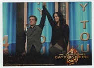 Peeta & Katniss (Trading Card) The Hunger Games: Catching Fire - 2013 NECA # 17 - Mint