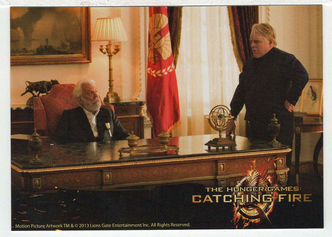President Snow & Plutarch (Trading Card) The Hunger Games: Catching Fire - 2013 NECA # 18 - Mint