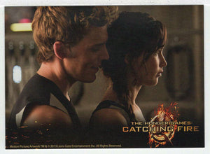 Finnick & Katniss (Trading Card) The Hunger Games: Catching Fire - 2013 NECA # 37 - Mint