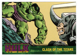 Clash of the Titans (Trading Card) The Incredible Hulk - 2003 Topps # 12 - Mint