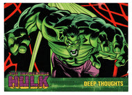 Deep Thoughts (Trading Card) The Incredible Hulk - 2003 Topps # 23 - Mint