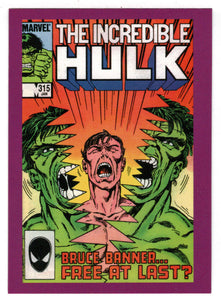 Issue #315: "Freedom" Jan 1986 (Classic Comic Book Covers) (Trading Card) The Incredible Hulk - 2003 Topps # 57 - Mint