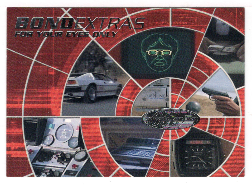 For Your Eyes Only (Trading Card) James Bond 40th Anniversary - Bond Extras - 2002 Rittenhouse Archives # BE012 - Mint